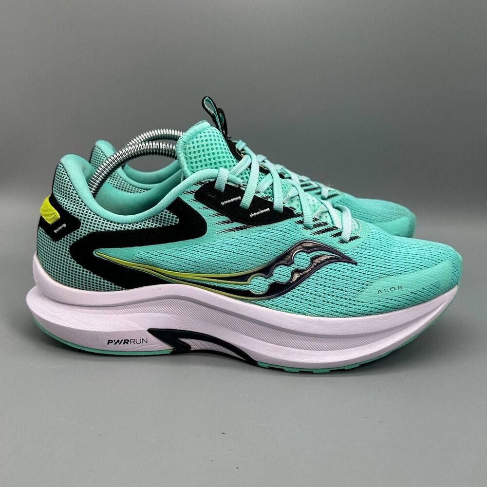 Saucony Axon 2 Women's 10.5 Mint Green Athletic Shoes Lace Up Running Sneakers